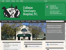 Tablet Screenshot of cullmanvet.com